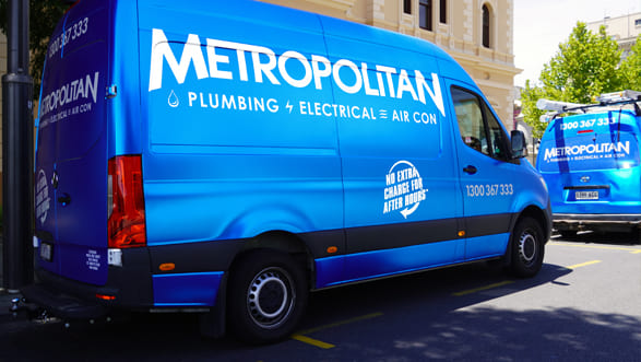Metropolitan Plumbing Adelaide Vans Image