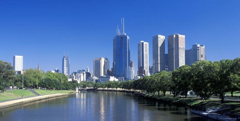 City shot, home to some of the most popular and renowned Melbourne plumbing brands.