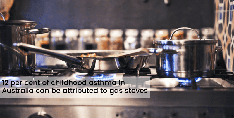 pots and pans on gas stovetop
