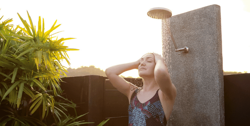 An Outdoor Shower is More Practical Than You May Think