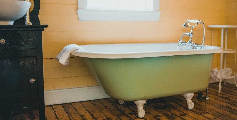 Hard water can stain baths, glass and more.